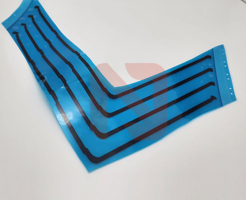Profiled double-sided adhesive